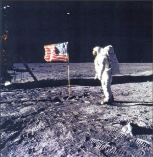Apollo 11 on the moon