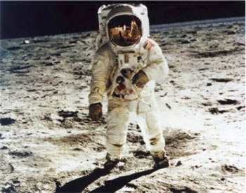 Apollo 11 on the moon